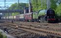 Departing Atherstone 60163 Tornado