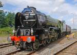 Tornado departs Tyseley for Bristol