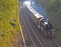 'the Red Rose' Passes Through Aldridge