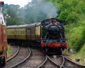 Ex Gwr Large Prairie Arriving At Arley 05/05/2011