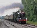 Gwr Castle Class 4-6-0 No 5043 Earl Of Mount Edgcumbe Approaches Lapworth At Speed