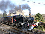 the train now leaving Highley............