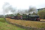 3802 heads for Oxenhope with the Brakedown train