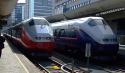 Nsb Class 73(blue One) And Class 73b(red One)