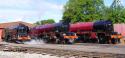 Three Stanier Pacifics At The Midland Railway Centre....30/07/2016.