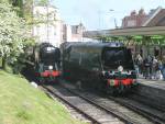 34028 & 34070, Swanage. 02.05.09