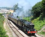 6024 departs Paignton. 05.08.07. Torbay Express