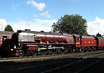 Duchess of Sutherland approaches Bridgenorth. SVR Gala 2006