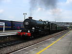 6024 King Edward 1 passes Chippenham. 30.06.2006