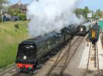 Manston & Tangmere depart Swanage. 02.05.09