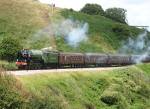 Tornado climbs Goodrington Bank. 06.07.09