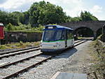 Parry People Mover at Wirksworth on the Ecclesbourne Valley Railway.