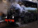 Tornado's first mainline passenger trains York- Newcastle 31.1.2009