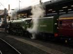 Tornado's first mainline passenger trains York- Newcastle 31.1.2009