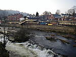 The Coaches in the Bay at Llangollen February 2003