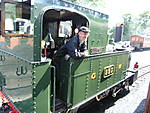 823 Countess and driver at Llanfair Caereinion.