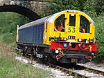 Tube Lines Ltd testing at Wirksworth on the Ecclesbourne Valley Railway