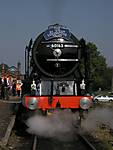 Tornado's first passenger trains, Great Central 21.9.2008 (Yvonnes's photo)