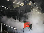 Super D on the turntable at Barrow Hill, 8.10.2005