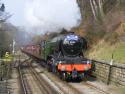 Flying Scotsman Climbs Into Goathland, Nymr 13 03 16