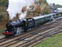 8f Departs Horsted Keynes, Bluebell Railway Giants Of Steam 28 10 2016