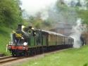 H & C Class Exit Sharpthorne Tunnel, Bluebell Railway 15 05 16.