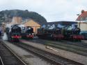 92214,34053 'Sir Keith Park',4936 'Kinlet Hall' and 7828 'Odney Manor' at Minehead.