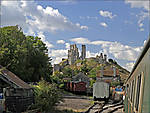 Corfe Castle Scene at Station