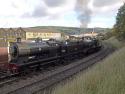 Gwr And 4f Approaching Keighley