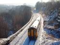 Railcar Leaving Dryclough J.