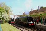 34070 Manston.and 34028.Eddystone.swanage.2-5-09..