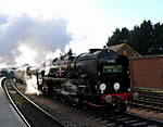 35028.Clan Line .Departs Salisbury.22.03.08.