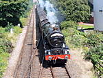 6024.King Edward 1.Approaching Paignton with The Torbay Express..05.08.07