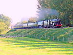 6024.King Edward 1 & 34067 Tangmere. Beambridge.24.08.07.