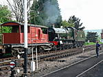 7903.Foremarke Hall pulling small goods train.Toddington.24.05.08.