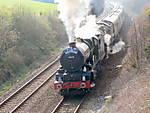 6024.King Edward1 & 5051.Earl Bathurst.Hemerdon Bank.07.04.07.