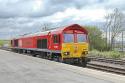 Db Cargo Loco 66066 Passing Through Hellifield Station