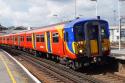 455 Class 5734  Southwest Trains At Clapham Junction Station