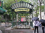 Entrance to Abbesses RATP Metro Station, Paris