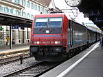 Train from Milan at Thun station