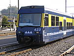 Berner Oberland Bahn train at Interlaken Ost