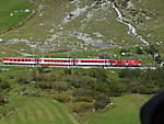 A train entering Andermatt from the Furka Pass side, 21/9/2007