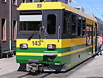 Wengenalpbahn (WAB) train at Kleine Scheidegg