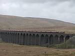 EWS # 66069 crosses Ribblehead Viaduct 25/04/2008.