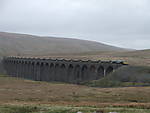 Freightliner # 66523 crosses Ribblehead Viaduct 25/04/2008.