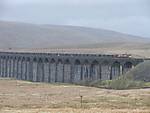 EWS # 66103 crosses Ribblehead Viaduct 25/04/2008.