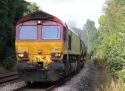 DBS Class 66 # 66127 @ Hoghton 17/08/2011.