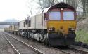 Class 66`s # 66058 + 66093 @ Pleasington 20/04/2013.