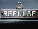 L and H Railway saddletank nameplate Repulse.