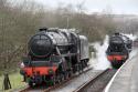 Black Vs 44871 + 45407 @ Rawtenstall 21/01/2012.